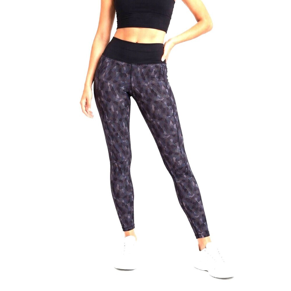 Lululemon Speed Tight Il Full-On Luxtreme Geometric Blue Purple Leggings Size 4